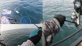 Рекордный дубль GT морская рыбалка у Khao Lak Таиланд два гиганта одновременно на легкие катушки