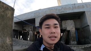 Ночная рыбалка с пирса Hua Hin EP 13 проверяем какие виды рыбы клюют под огнями в гавани