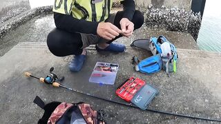 Ночная рыбалка с пирса Hua Hin EP 13 проверяем какие виды рыбы клюют под огнями в гавани