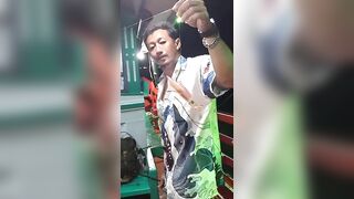 Ночная охота на кальмара в Hua Hin лодка тайского капітана и огни над морем вместо фонарных столбов