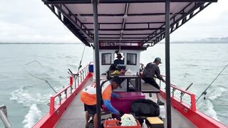 2 дня и 1 ночь морская рыбалка в Таиланде deep sea с электрокатушками и приключениями под дождем