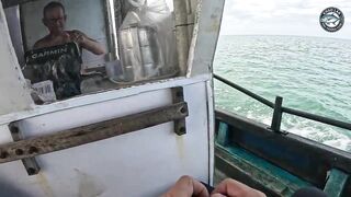 Khao Lak Таиланд шторм и солнце giant и diamond trevally плюс queenfish в одном выходе