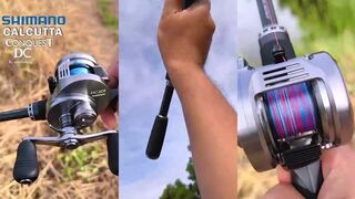 Shimano Calcutta Conquest DC 2019 слушаем фирменный свист DC тормоза прямо во время рыбалки