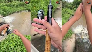 Ультралайт спиннинг и охота на речного хищника береговая рыбалка с легкой снастью по струе