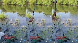 Ловля карася на осеннем озере спокойная рыбалка на поплавок в тишине природы