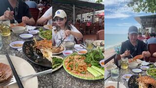 Mui Ne Vietnam seafood морепродукты Вьетнама свежая рыба креветки и крабы прямо из моря