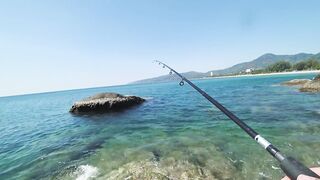 Поклевки отдай спиннинг морская рыбалка в Таиланде на Пхукете спиннинг Kaida Gallant