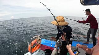 Мы в шоке 100 кг рыбы лучшая морская рыбалка на Пхукете марлины и тунцы словно обезумели