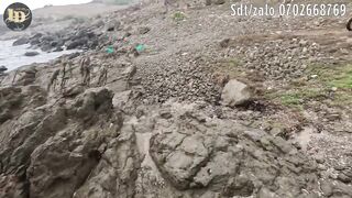 Rock fishing в Mũi Né береговая рыбалка по скалам на Ashino SuperFrog и плетню PE