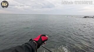 Rock fishing в Mũi Né береговая рыбалка по скалам на Ashino SuperFrog и плетню PE