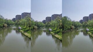 Рыбалка и сапборд в Шанхае прогулка по воде и забросы с доски в центре мегаполиса