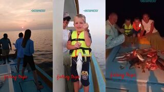 Ночная рыбалка на Thoddoo Maldives на тропическом острове в тишине Индийского океана