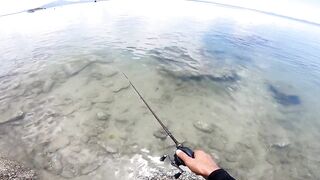Koh Samet shore fishing вечерние забросы с пирса и камней на небольшом тайском острове