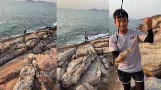 Вечерний вид на море и неспешная ловля кальмара, такое сумеречное счастье на тайском берегу