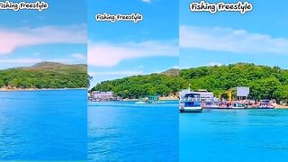 Рыбалка у острова Koh Samet в Таиланде короткий выезд на лодке к прибрежным камням