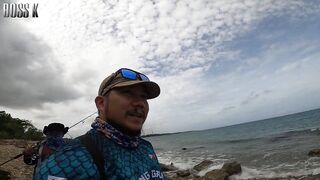 Spot hunting Toledo City Cebu поиск новых мест для рыбалки с deadbait jigs и скальных бросков
