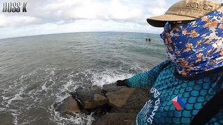 Spot hunting Toledo City Cebu поиск новых мест для рыбалки с deadbait jigs и скальных бросков