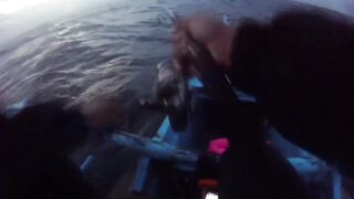 Cordova Cebu, мощные удары рыбы при вертикальном джиге морская рыбалка воровски тянет к океану