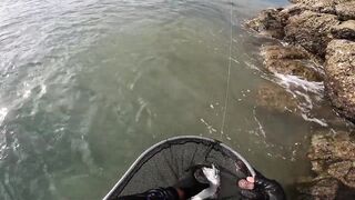 Talakitok Sa Umaga ультралайт рыбалка в Cebu по утреннему морскому хищнику на тонкие снасти