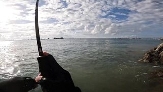 Talakitok Sa Umaga ультралайт рыбалка в Cebu по утреннему морскому хищнику на тонкие снасти