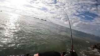 Talakitok Sa Umaga ультралайт рыбалка в Cebu по утреннему морскому хищнику на тонкие снасти