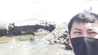 В Talisay Cebu море и рыба по настоящему свежие рыбачим сетями прямо у берега города