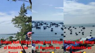 Fishing boat village Muine Phan Thiet жизнь рыбацкой деревни на берегу Вьетнама