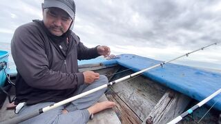 Штормовой выход в море Phan Thiet морская рыбалка в океане для смелых вьетнамских гостей
