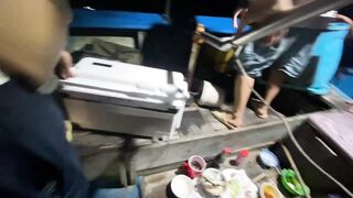 Штормовой выход в море Phan Thiet морская рыбалка в океане для смелых вьетнамских гостей