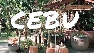 Cebu resort морская рыбалка на территории отеля и вечерние забросы с пирса у волнореза