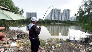 Челлендж 7 дней рыбалки на реке Сайгон, день 4 на новой очищенной точке