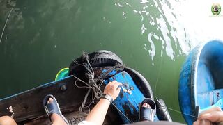 Phan Thiet жирная точка по cá rìa и cá nâu рыбалка с пирса когда клюет почти на каждый заброс