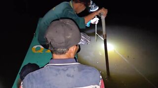 Соктранг Вьетнам: ночная донная рыбалка на поставушки и первый речной монстр