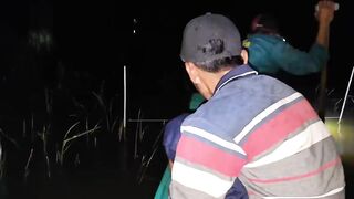 Соктранг Вьетнам: ночная донная рыбалка на поставушки и первый речной монстр