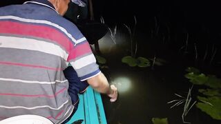 Соктранг Вьетнам: ночная донная рыбалка на поставушки и первый речной монстр