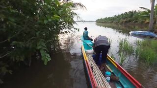 Соктранг Вьетнам: ночная донная рыбалка на поставушки и первый речной монстр