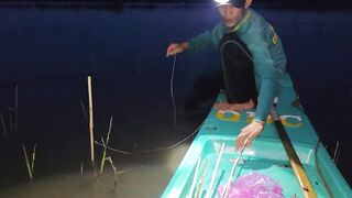 Соктранг Вьетнам: ночная донная рыбалка на поставушки и первый речной монстр