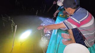 Соктранг Вьетнам: ночная донная рыбалка на поставушки и первый речной монстр