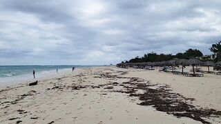 Guardalavaca пляжный променад Кубы прогулка по берегу и мысли о рыбалке