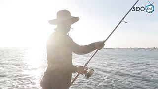 Морская рыбалка у входа в порт Phan Thiet сильное течение и активная рыба