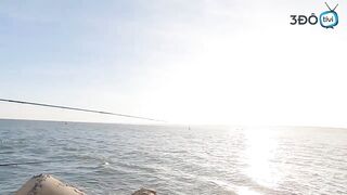 Морская рыбалка у входа в порт Phan Thiet сильное течение и активная рыба