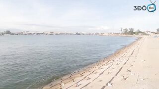 Морская рыбалка у входа в порт Phan Thiet сильное течение и активная рыба