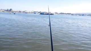 Рыбалка Phan Thiet Binh Thuan берег лодка и первые поклёвки при закате