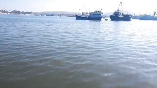 Рыбалка Phan Thiet Binh Thuan берег лодка и первые поклёвки при закате