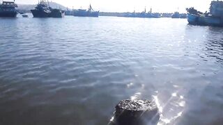 Рыбалка Phan Thiet Binh Thuan берег лодка и первые поклёвки при закате