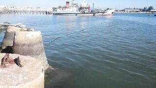 Рыбалка Phan Thiet Binh Thuan берег лодка и первые поклёвки при закате