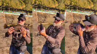 В этом сезоне он чемпион рыбалка в Ялте по горбылю и спорам чей трофей крупнее