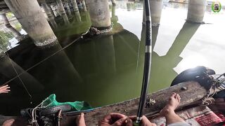 Phan Thiet мост в центре города делаем точку под рыбалку по cá rìa и cá nâu клев без перерыва