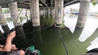 Phan Thiet мост в центре города делаем точку под рыбалку по cá rìa и cá nâu клев без перерыва