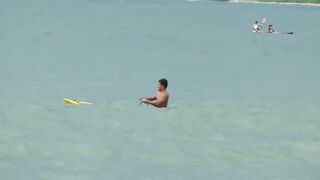 Jimbaran рыбалка на серфборде нестандартные забросы прямо с доски у волны